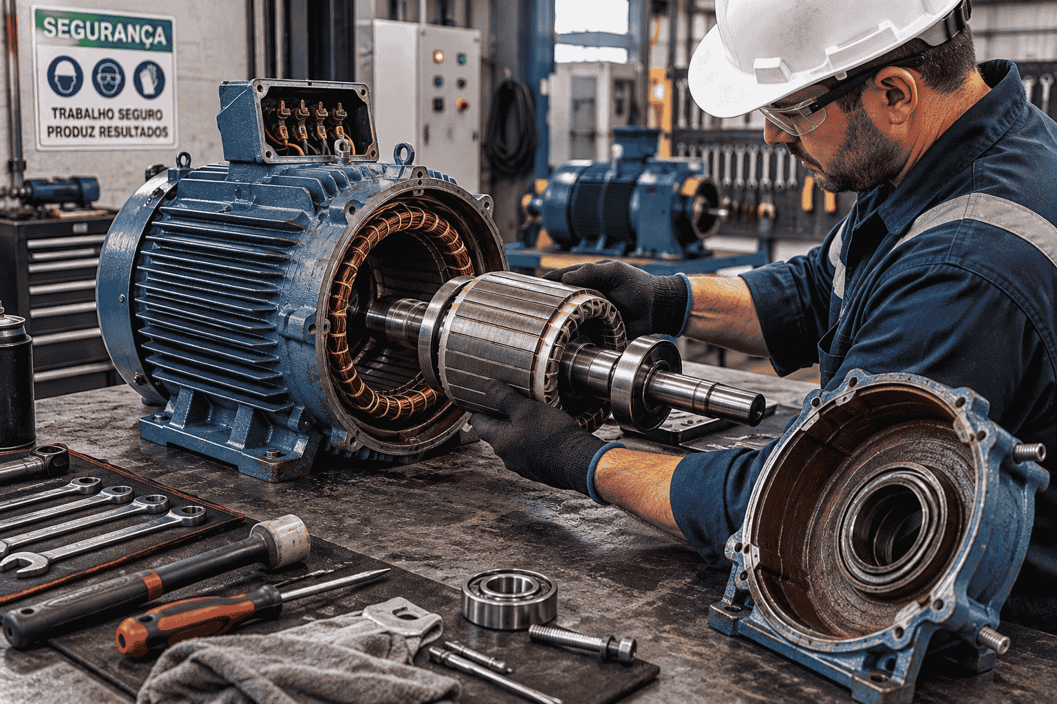 Manutenção de motores elétricos